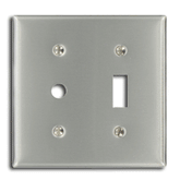 Leviton S112-N 2-Gang Toggle Wallplate for Jewel Lamp